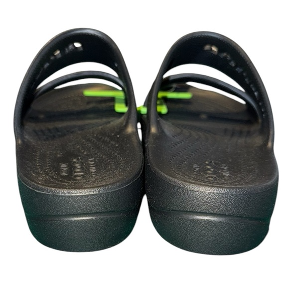 NEW Black Crocs Baya Platform Slide/Sandals size 8 - Picture 3 of 7